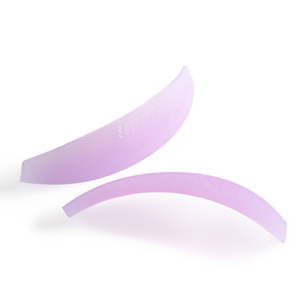 Валики силіконові для ламінування вій Sculptor Lash Open Look Lavender Mix S. M. L. XL
