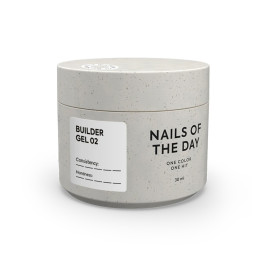Гель строительный Nails Of The Day Builder Gel 02 нежно-розовый 30 мл