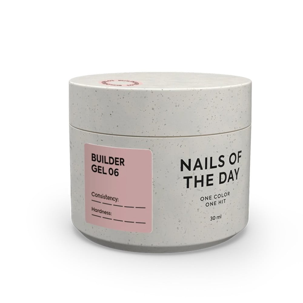 Гель будівельний Nails Of The Day Builder Gel 06 коричневий 30 мл