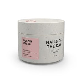 Гель будівельний Nails Of The Day Builder Gel 06 коричневий 30 мл