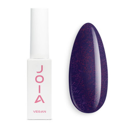 Гель-лак JOIA vegan Memories 03GP Starfall глубокий темно-фиолетовый с блестками 6 мл