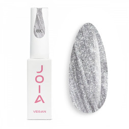Гель-лак JOIA vegan Cat Eye Stone Jewelry 01C Moonstone Veil cвітлий кремовий із ніжним золотавим сяйвом 6 мл