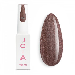 Гель-лак JOIA vegan Cat Eye Stone Jewelry 04C Smoky Topaz темний шоколад із золотистим переливом 6 мл