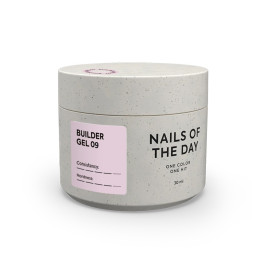 Гель строительный Nails Of The Day Builder Gel 09 молочно-розовый 30 мл