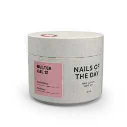 Гель строительный Nails Of The Day Builder Gel 12 нюдово-розовый 30 мл