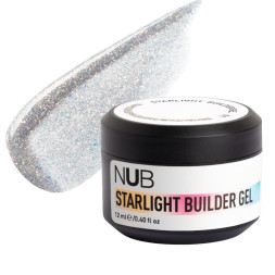 Гель моделирующий NUB Starlight Builder Gel 01 светоотражающий 12 мл