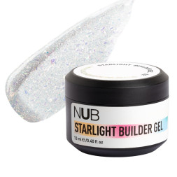 Гель моделирующий NUB Starlight Builder Gel 02 светоотражающий 12 мл