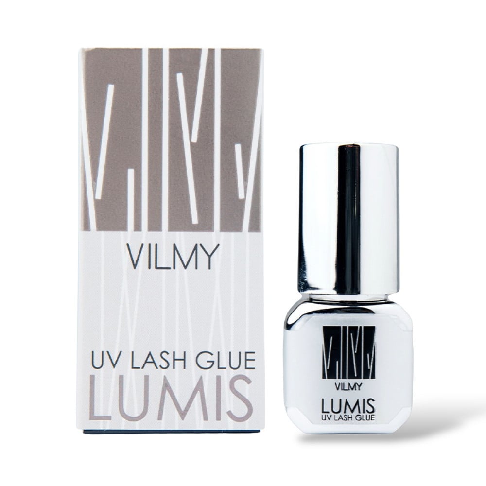 Клей UV для нарощування вій Vilmy Lumis прозорий 0.5 сек 5 мл