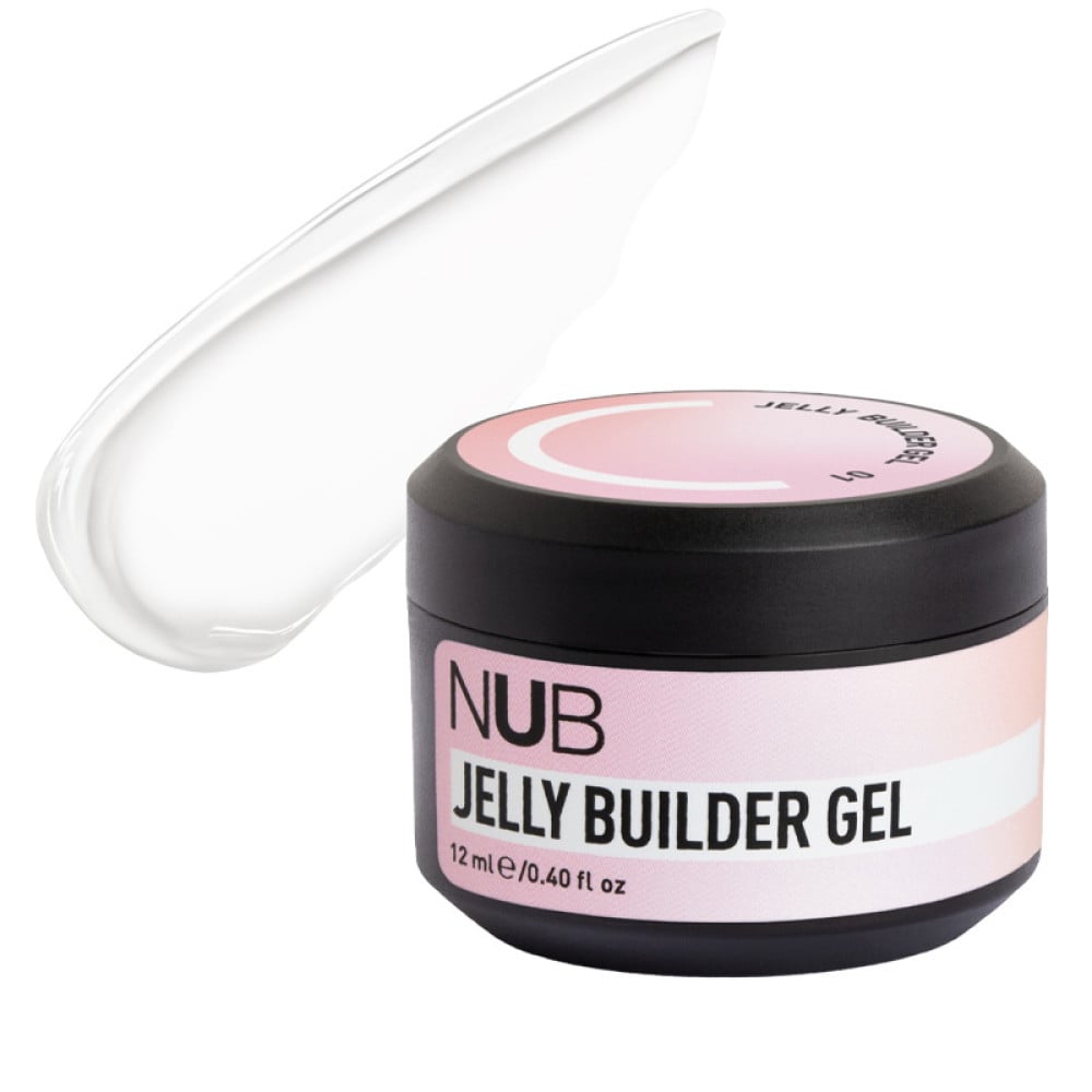 Гель-желе моделюючий NUB Jelly Builder Gel 01 прозоро-молочний 12 мл