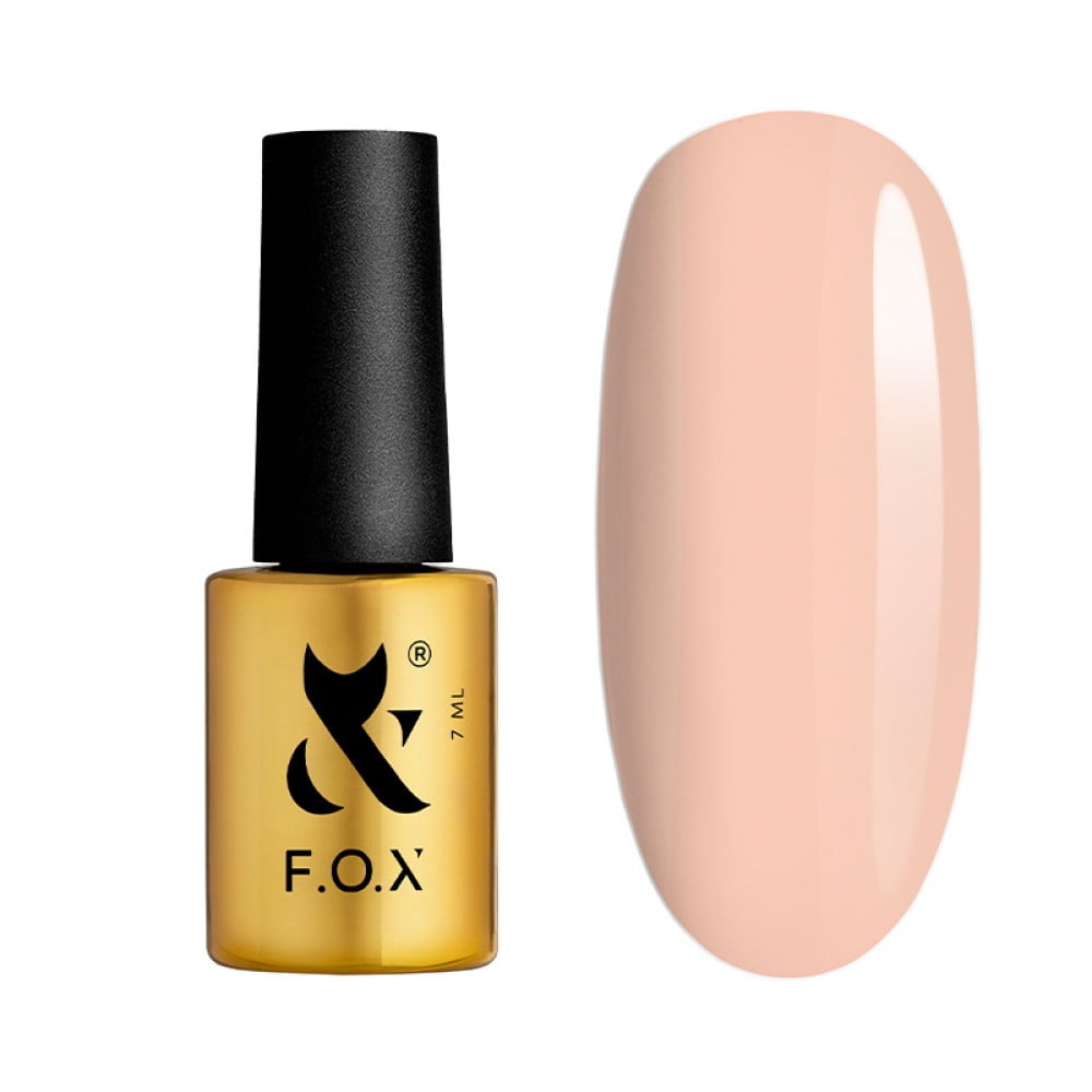 Гель-лак F.O.X Mocha Mousse 101 ніжний молочний беж 7 мл