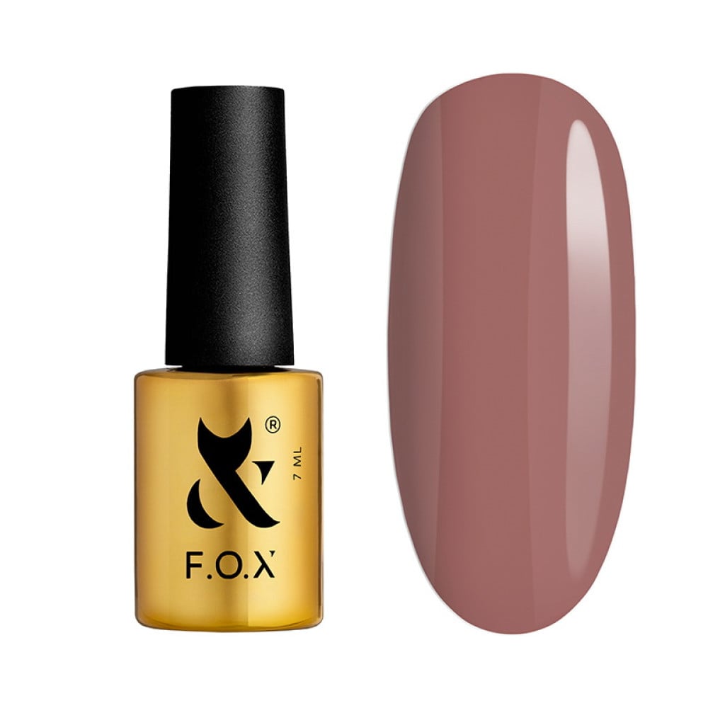 Гель-лак F.O.X Mocha Mousse 105 світлий кавово-бежевий 7 мл