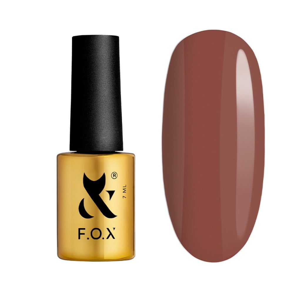 Гель-лак F.O.X Mocha Mousse 107 теракотово-кавовий 7 мл