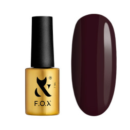 Гель-лак F.O.X Mocha Mousse 110 насичений темний шоколад 7 мл