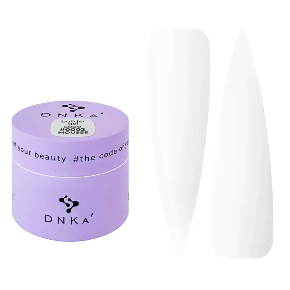 Гель для моделювання DNKa Builder Gel Mousse 0002 молочний 15 мл