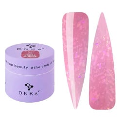 Гель для моделирования DNKa Builder Gel Mousse 0006 мягкий розовый со слюдой 15 мл