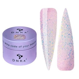 Гель для моделирования DNKa Builder Gel Mousse 0003 молочно-лиловый с опаловым шиммером 30 мл