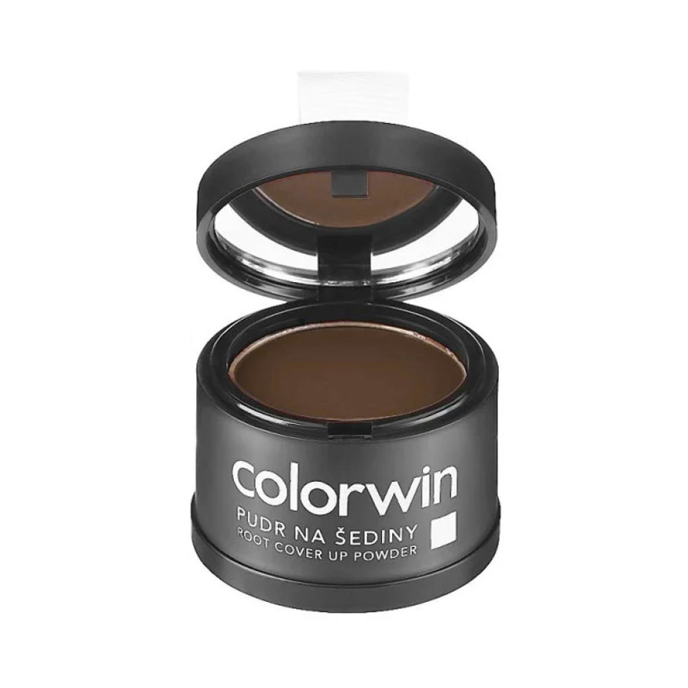 Пудра Colorwin Root Cover Up Powder Dark Brown для маскування сивини темно-коричнева 3.2 г