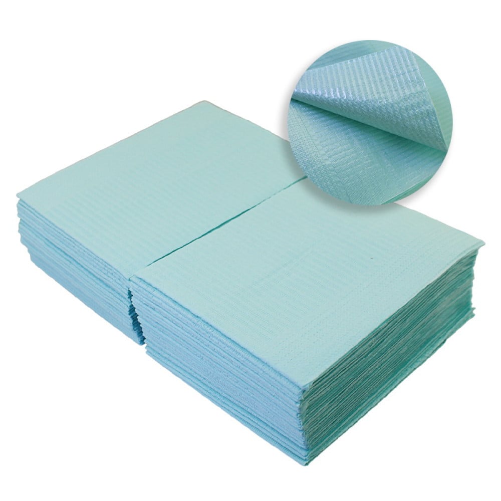 Салфетки Medicom Dry-Back 45.5х33 см зеленые 50 шт