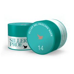Гель для моделювання та зміцнення Siller Professional ProCare Gel Nude 014 в баночці какао-нюд 15 мл