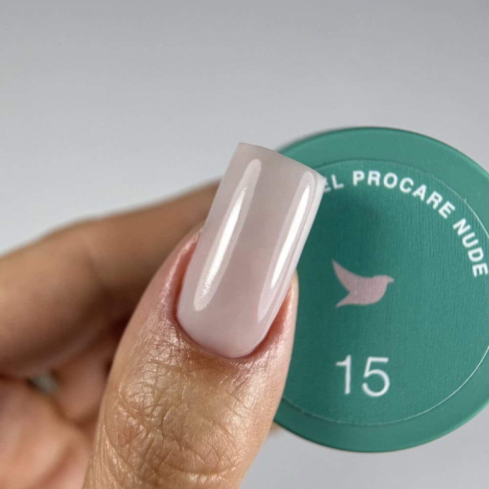Гель для моделювання та зміцнення Siller Professional ProCare Gel Nude 015 в баночці ліловий нюд 15 мл