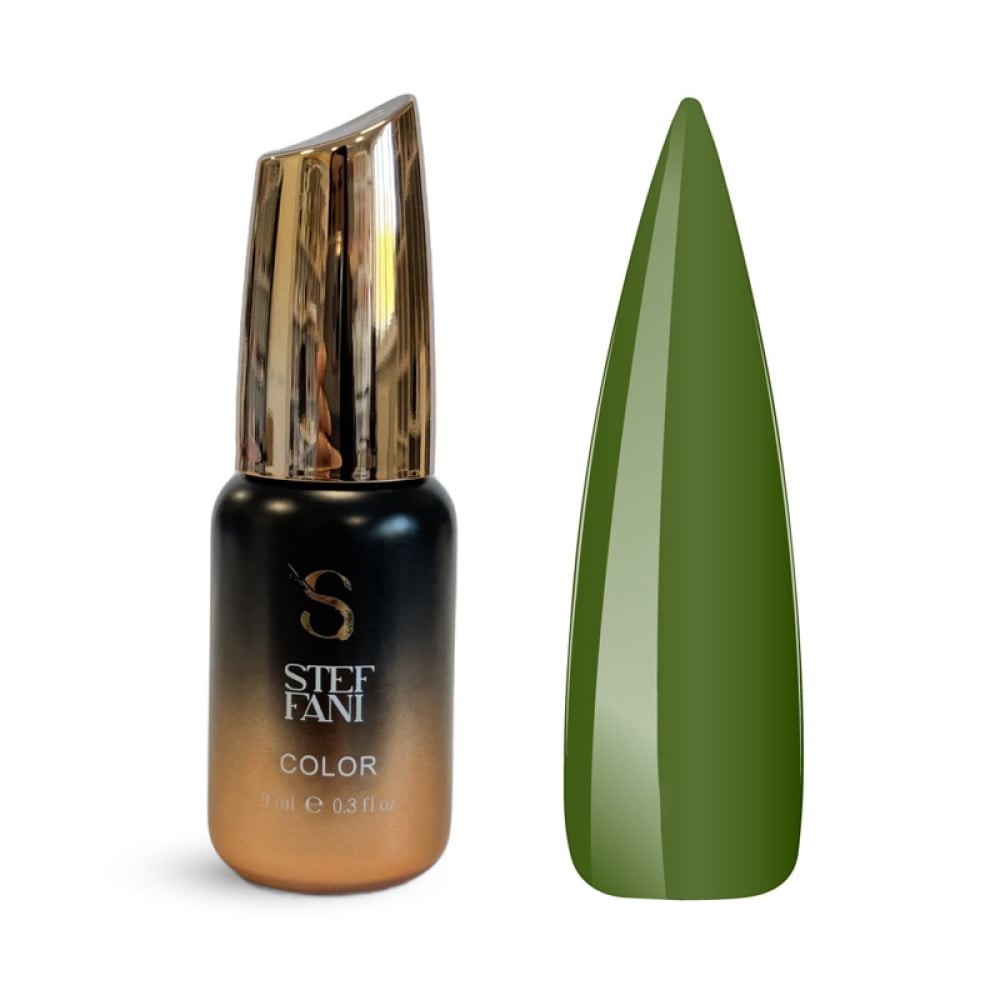 Гель-лак Steffani Color Gel Polish 13 глибокий зелений хакі 9 мл