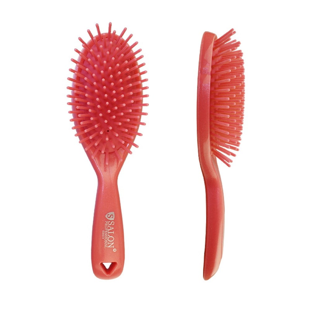 Гребінець масажний Salon Professional 6W073 колір кораловий
