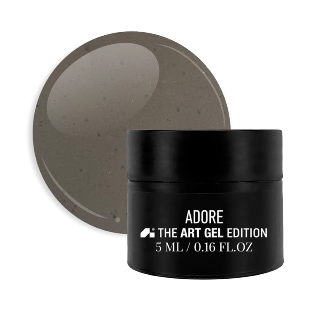 Гель-паста Adore Professional Clay Gel 02 Cement без липкого шару сіро-зелений 5 мл
