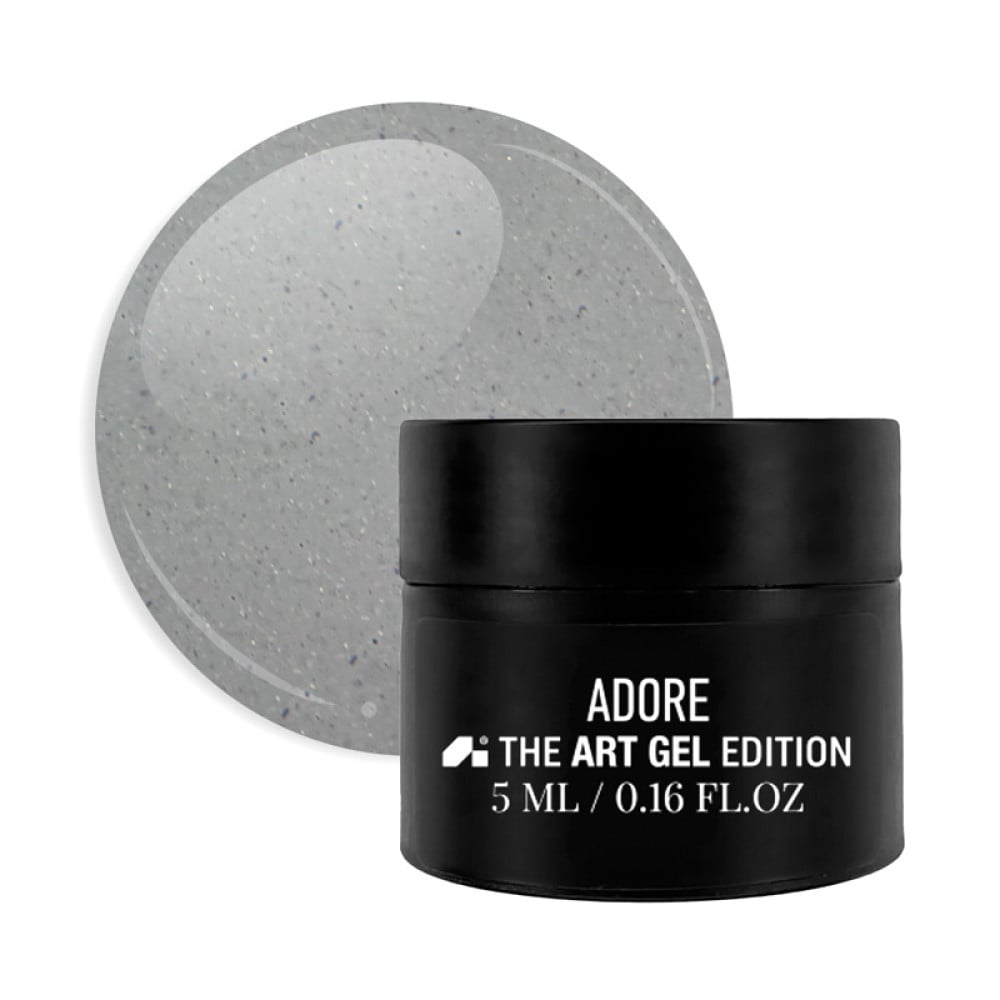 Гель-паста Adore Professional Clay Gel 03 Concrete без липкого шару сірий 5 мл