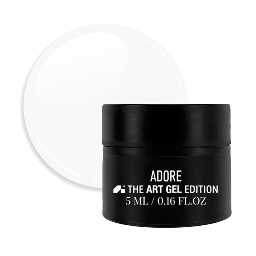 Гель-паста Adore Professional Clay Gel 05 Chalk без липкого шару білий 5 мл