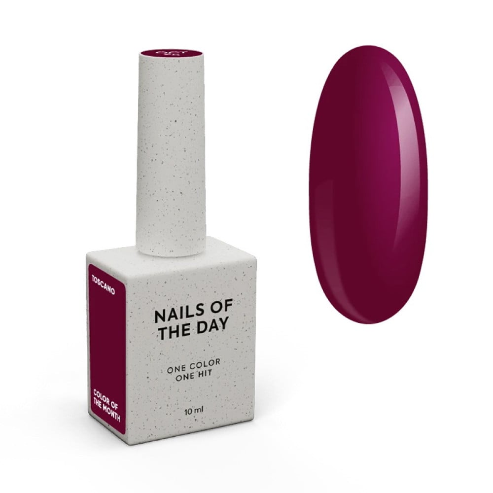 Гель-лак Nails Of The Day Limited Edition Oct 25 Toscano винний 10 мл