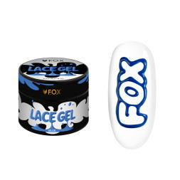 Гель-фарба без липкого шару F.O.X Lace Gel Blue синя 5 мл