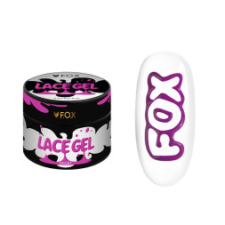Гель-фарба без липкого шару F.O.X Lace Gel Violet фіолетова 5 мл