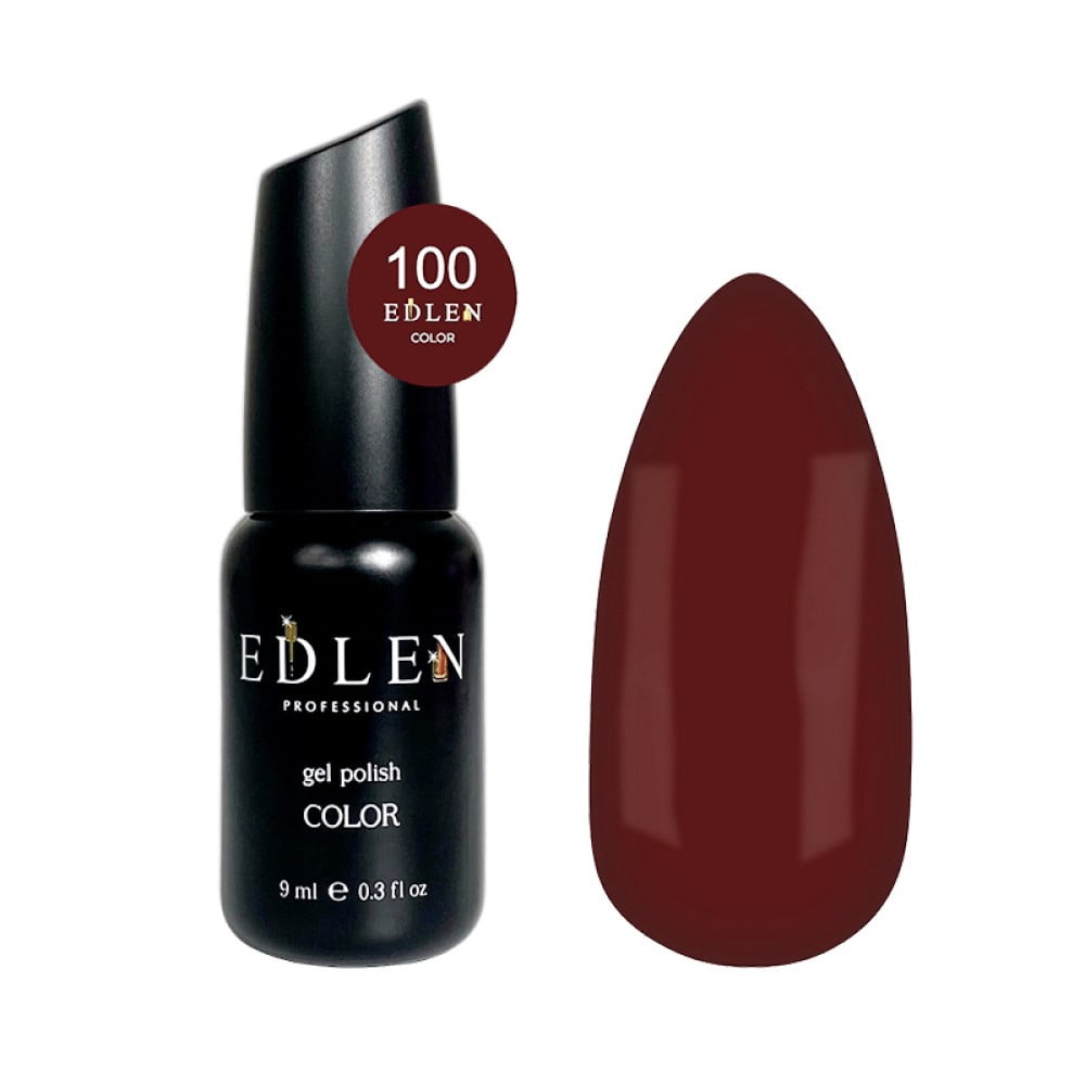 Гель-лак Edlen Professional 100 вишня в шоколаді 9 мл