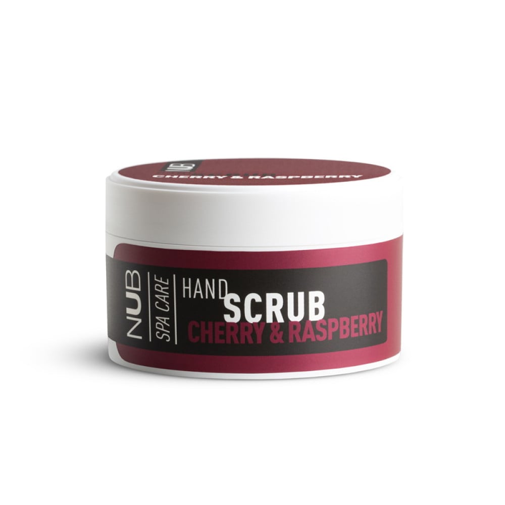 Скраб для рук NUB Spa Care Hand Scrub Cherry Raspberry живильний вишня та малина 200 мл