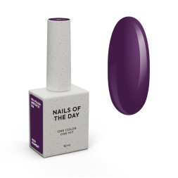 Гель-лак Nails Of The Day 356 Amethyst темно-фіолетовий 10 мл