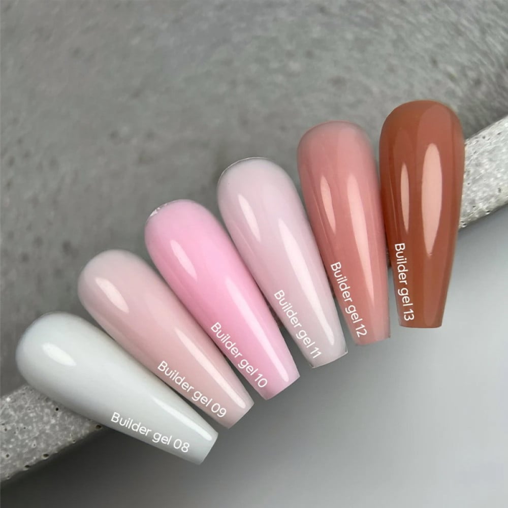 Гель будівельний Nails Of The Day Builder Gel 13 нюдовий темно-карамельний 30 мл