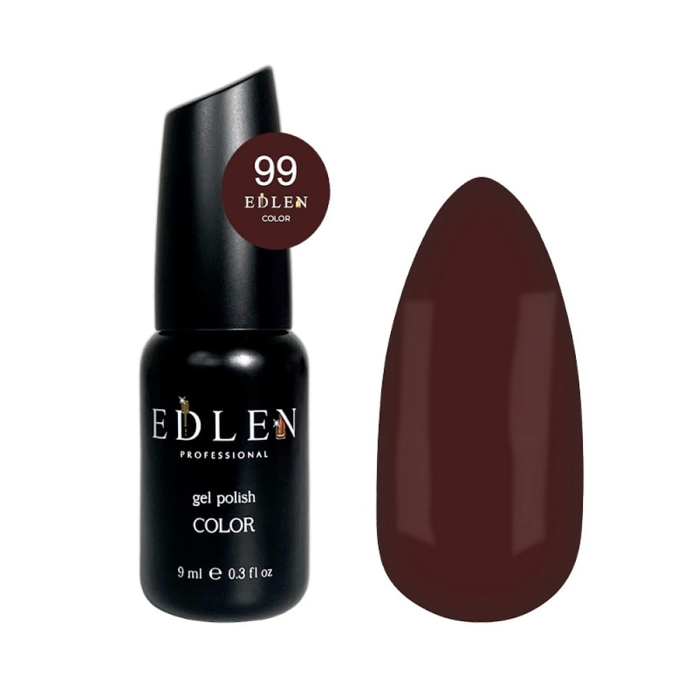 Гель-лак Edlen Professional 099 молочний шоколад 9 мл