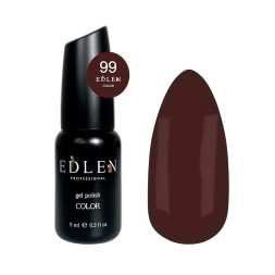Гель-лак Edlen Professional 099 молочний шоколад 9 мл