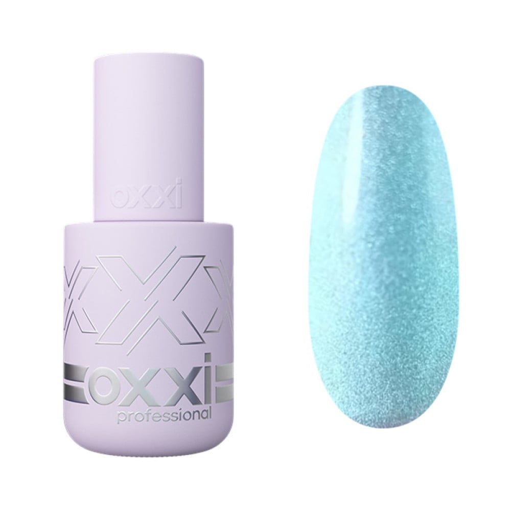 Гель-лак Oxxi Professional Lux Silk Cat 006 бірюза 10 мл