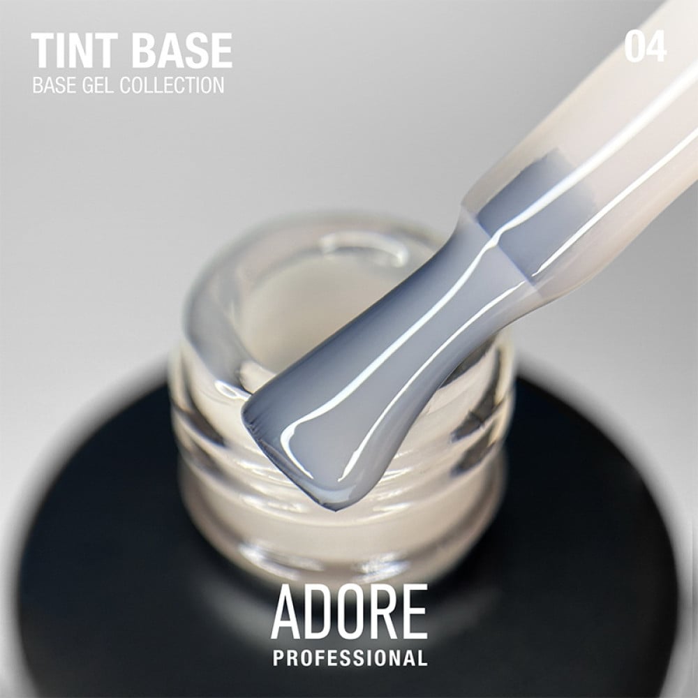 База кольорова Adore Professional Tint Base 04 Soywax напівпрозора молочно-рожевий бежевий 15 мл