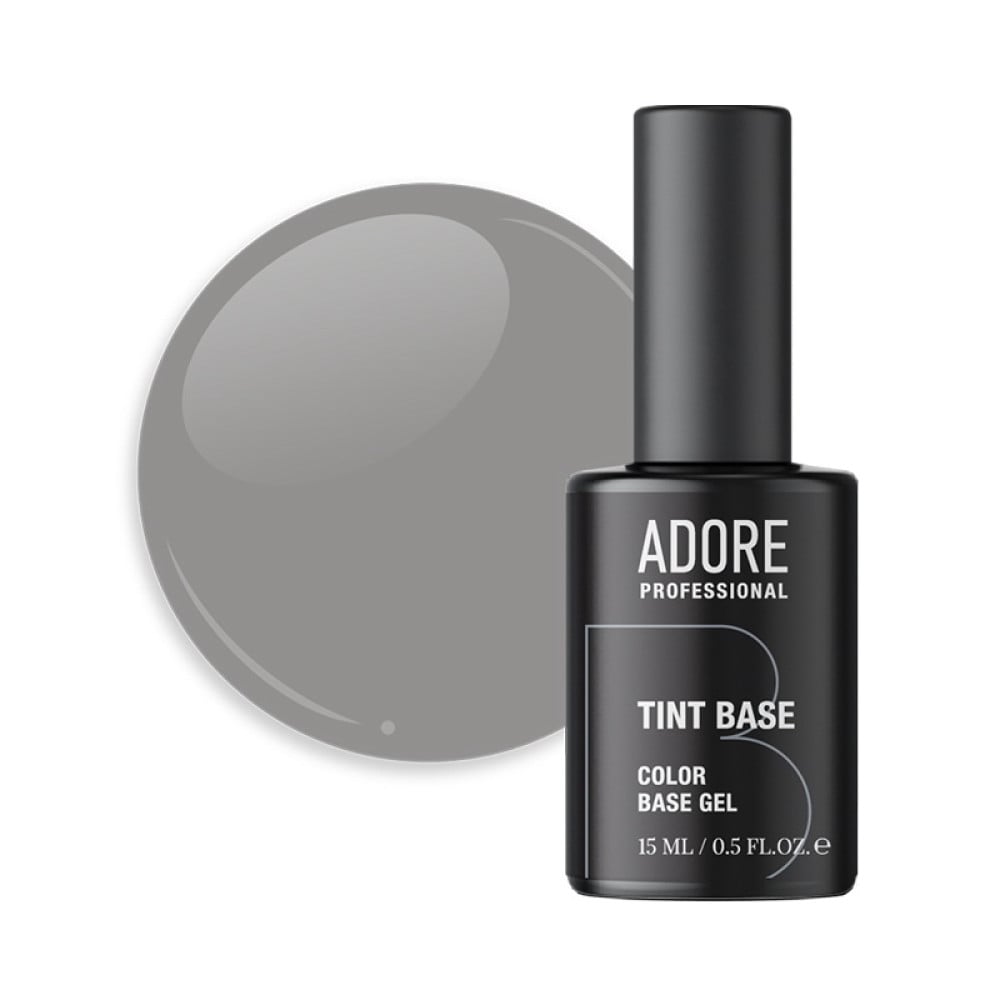 База кольорова Adore Professional Tint Base 08 Fade напівпрозора графітовий сірий 15 мл
