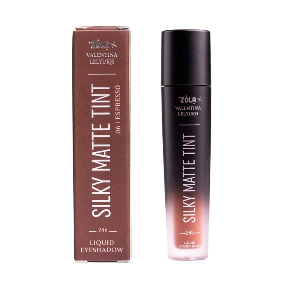 Тіні для повік рідкі ZOLA Valentina Lelyukh Silky Matte Tint 06 Espresso 3.2 г