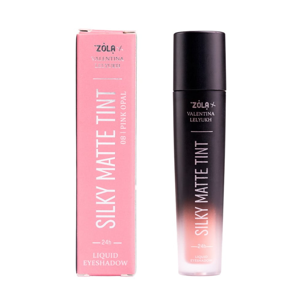 Тіні для повік рідкі ZOLA Valentina Lelyukh Silky Matte Tint 08 Pink Opal 3.2 г