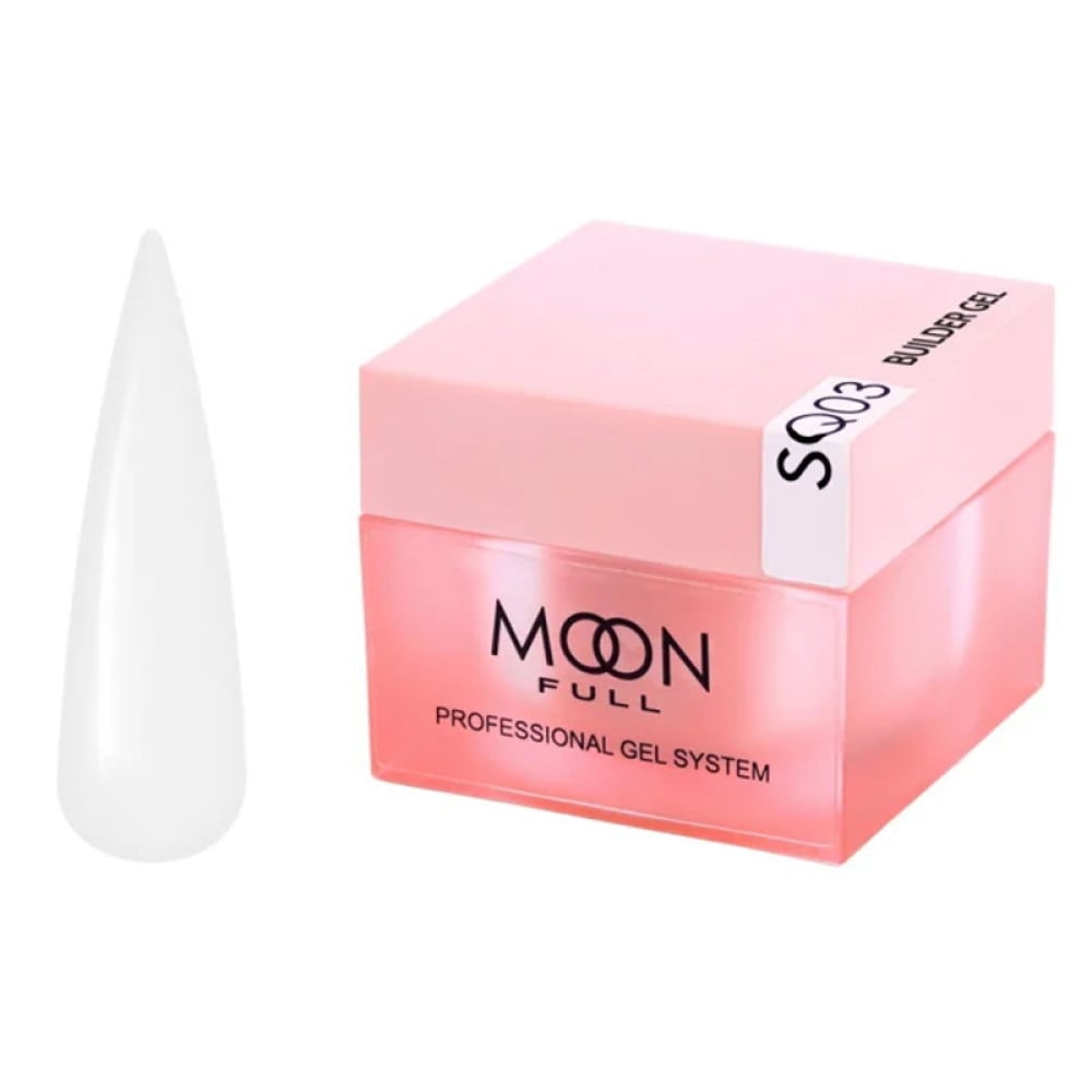 Гель моделюючий Moon Full Builder Gel SQ 03 білий 30 мл