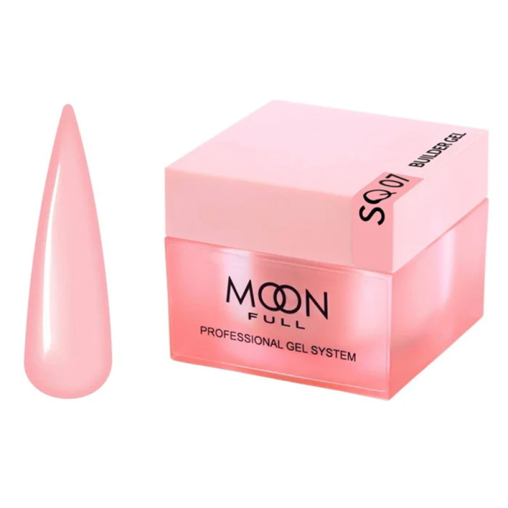 Гель моделюючий Moon Full Builder Gel SQ 07 теплий рожевий 30 мл