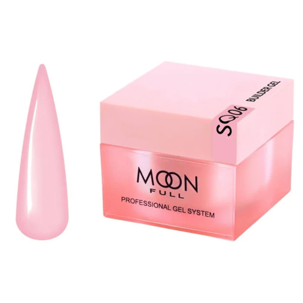 Гель моделюючий Moon Full Builder Gel SQ 06 ніжний рожевий 30 мл