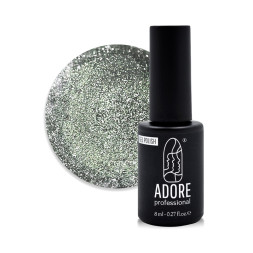 Гель-лак Adore Professional Cats Eye Wild 462 Lynx смарагдово-платинові переливи 8 мл