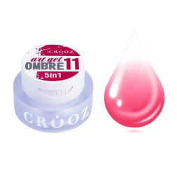 Гель-фарба Crooz Art Gel Ombre 5 в 1 11 без липкого шару насичено-рожевий 3 мл