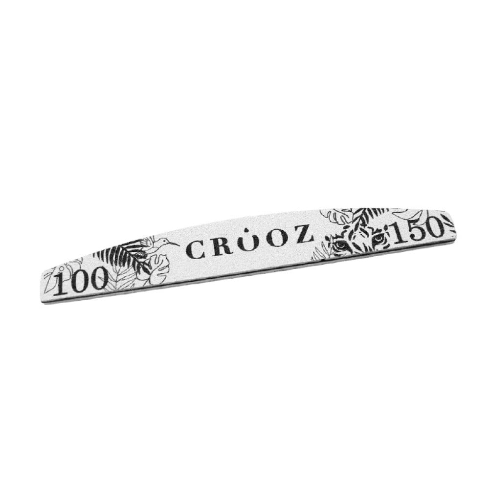 Пилка для нігтів Crooz 100/150 півмісяць
