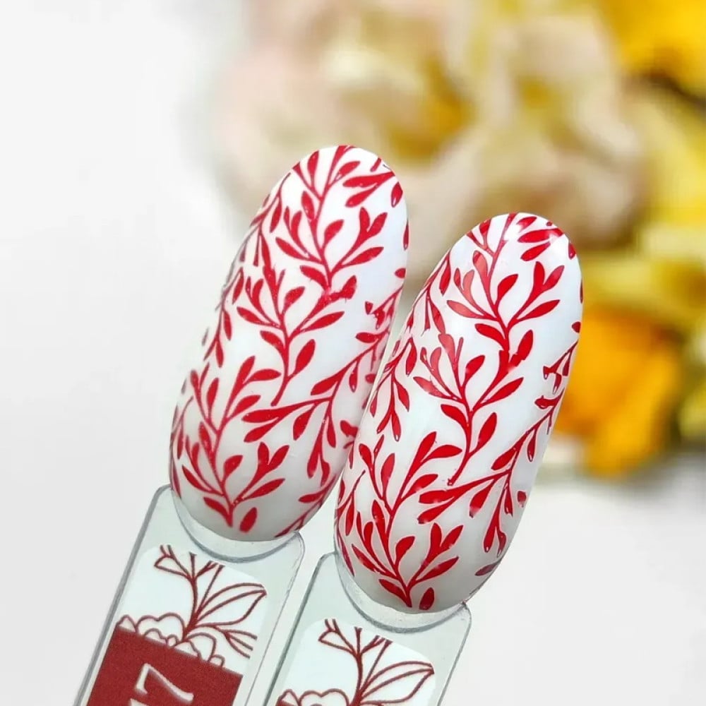 Лак для стемпінгу Crooz Stamping Nail Polish 017 вишневе бордо 6 мл